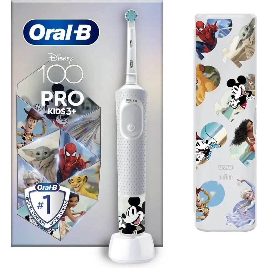 Oral-B EK Pro Kids 3+ Disney EK Pro Kids 3+ + kit de viaje 1×1 set, cepillo eléctrico