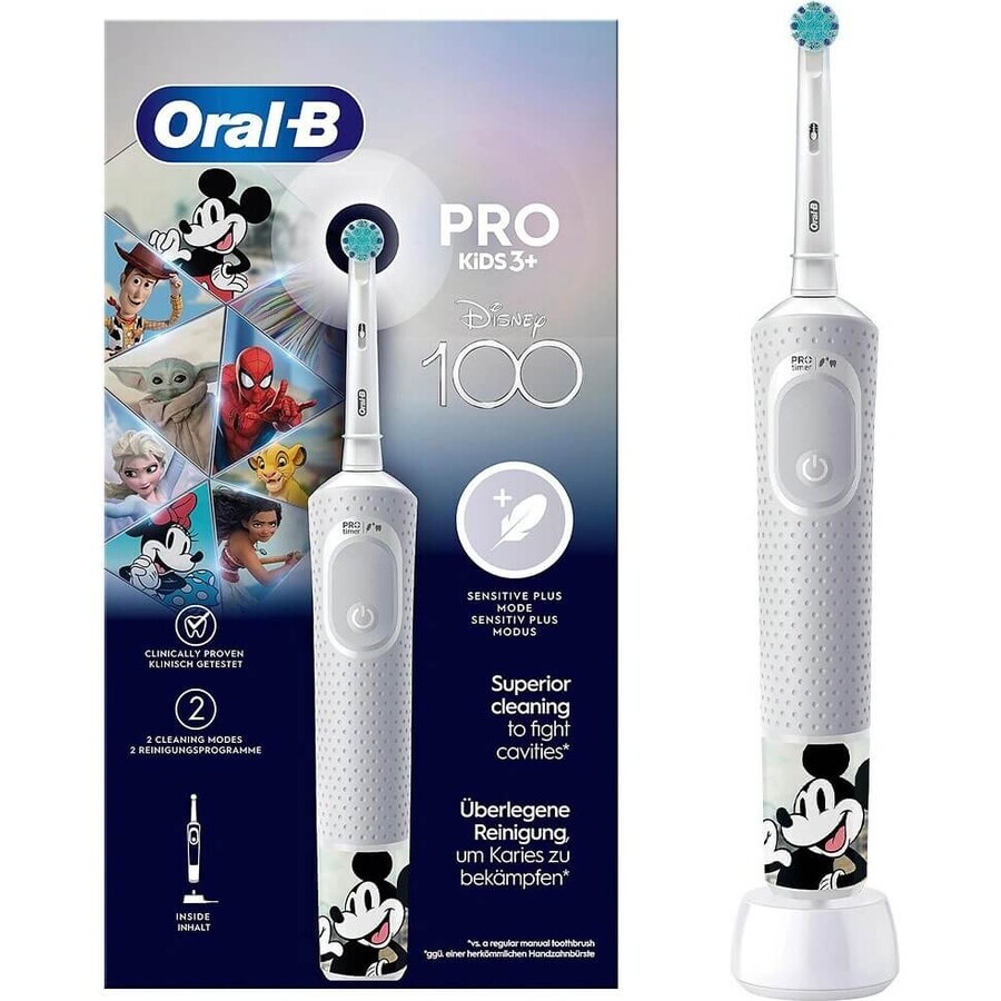 Oral-B EK Pro Kids 3+ Disney EK Pro Kids 3+ + kit de viaje 1×1 set, cepillo eléctrico