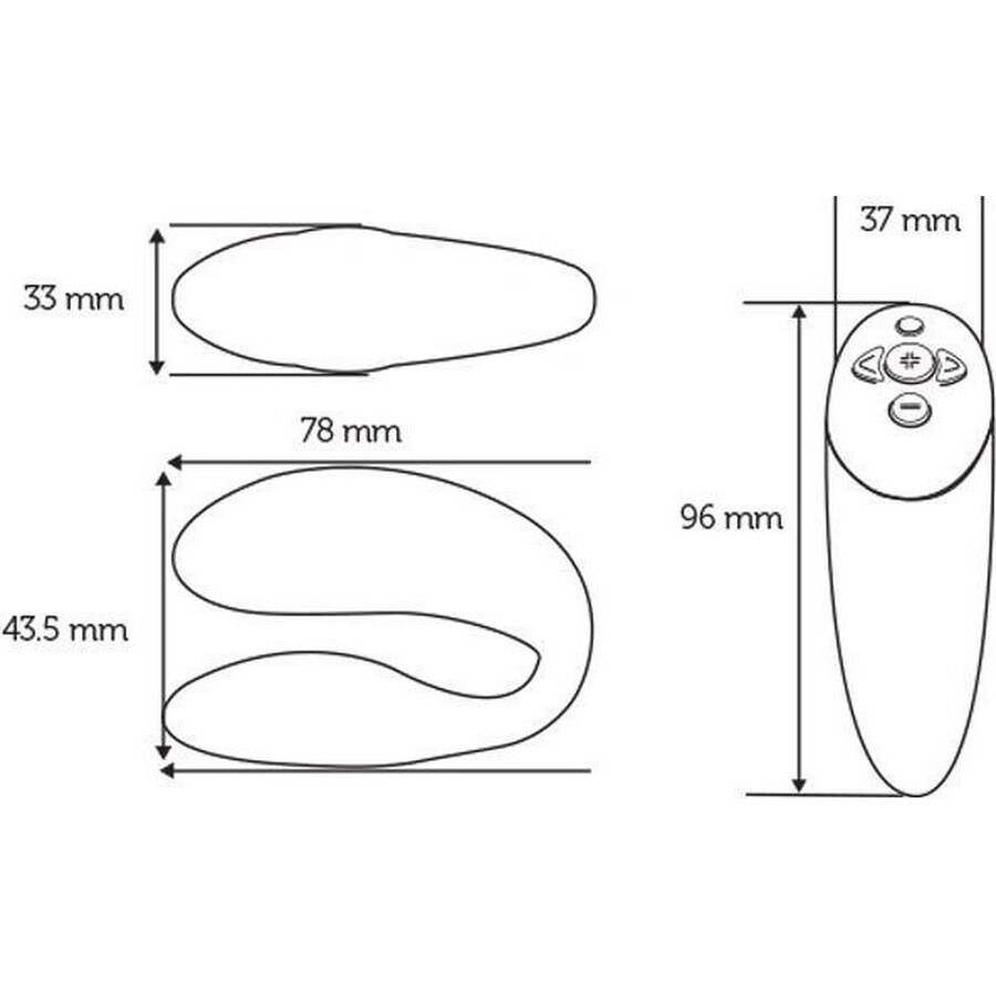 We-Vibe Vibrator CHORUS Vibrator lila CHORUS 1×1 Stück, Vibrator