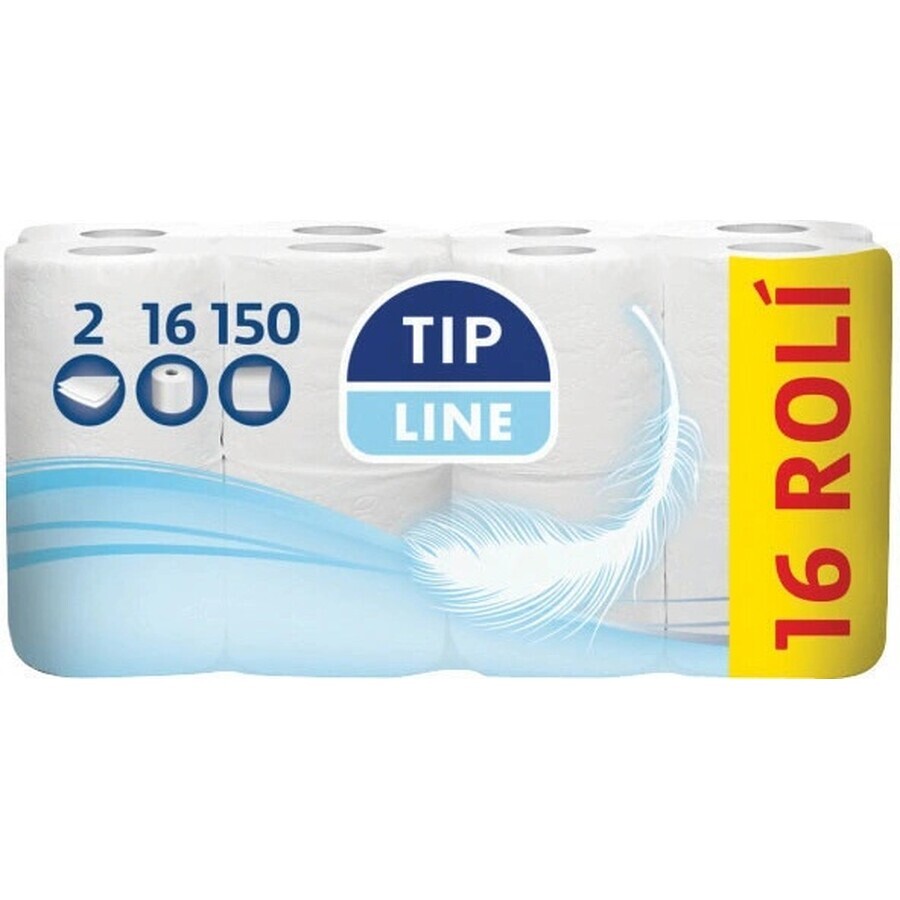 Type Line Toilet Tiss Tissue 16x150utr. 2vr. 2 st. 1×16, Toiletpapier 2 ply