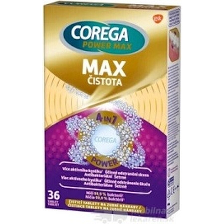 COREGA Double Strength 1x36 pcs, tablets for cleaning dentures