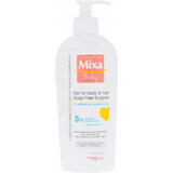 Mixa Baby Surgras Gel lavante sin jabón para cuerpo y cabello 1×250 ml, gel lavante para bebés