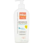 Mixa Baby Surgras Gel lavante sin jabón para cuerpo y cabello 1×250 ml, gel lavante para bebés