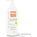 Mixa Baby Surgras Gel lavante sin jabón para cuerpo y cabello 1×250 ml, gel lavante para bebés