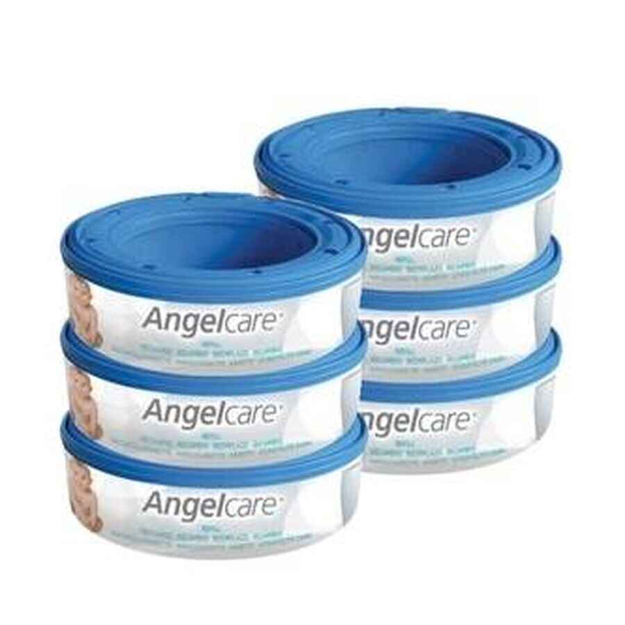 Angelcare Cartuchos de recambio Angelcare 1×6 unidades, cartuchos de recambio para cestas