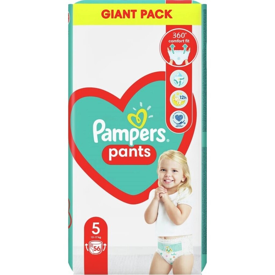 Pañales Pampers GP S5 56 piezas (12-17kg) 1×56 piezas