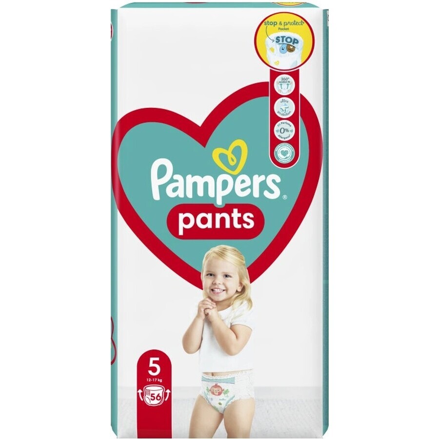 Pañales Pampers GP S5 56 piezas (12-17kg) 1×56 piezas