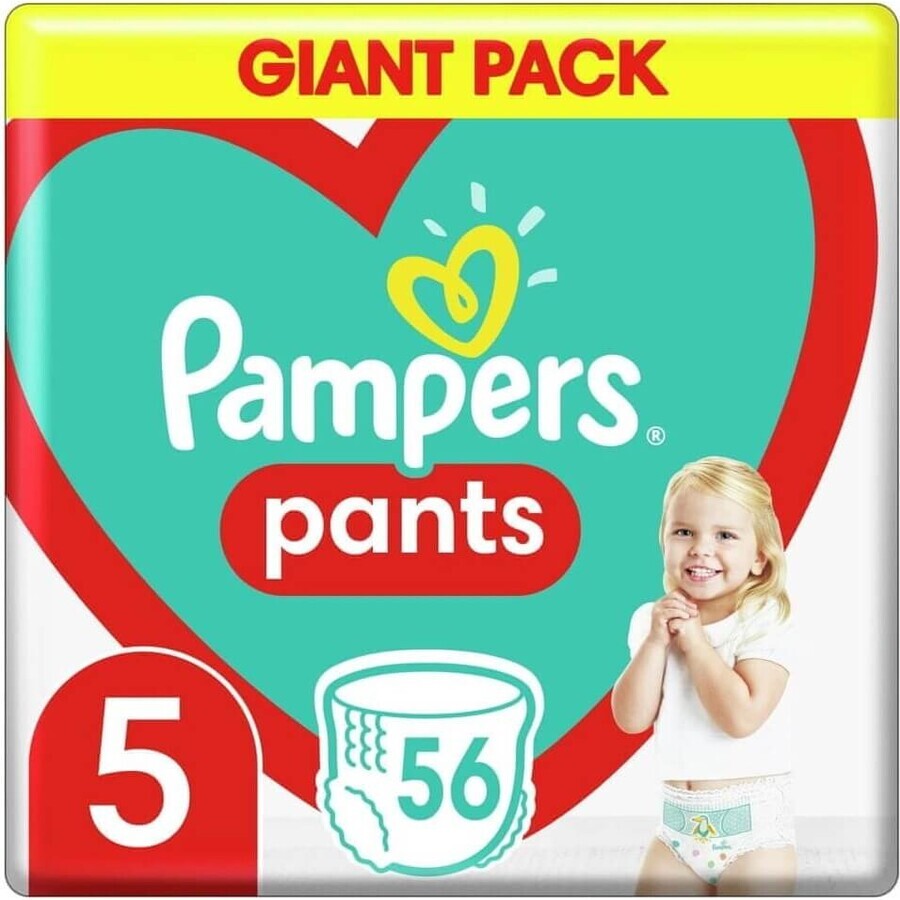 Pañales Pampers GP S5 56 piezas (12-17kg) 1×56 piezas