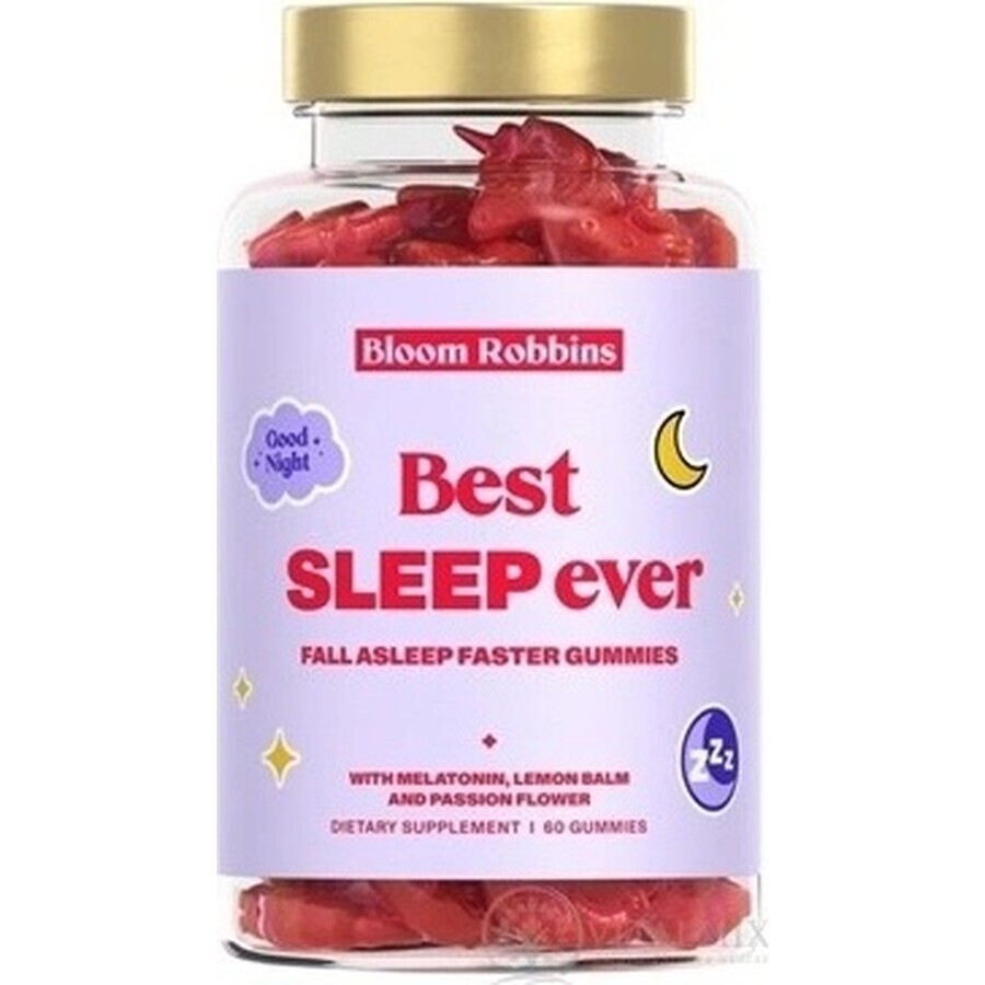 De beste SLEEP ooit - val sneller in slaap gummies 1×60 stuks, voedingssupplement