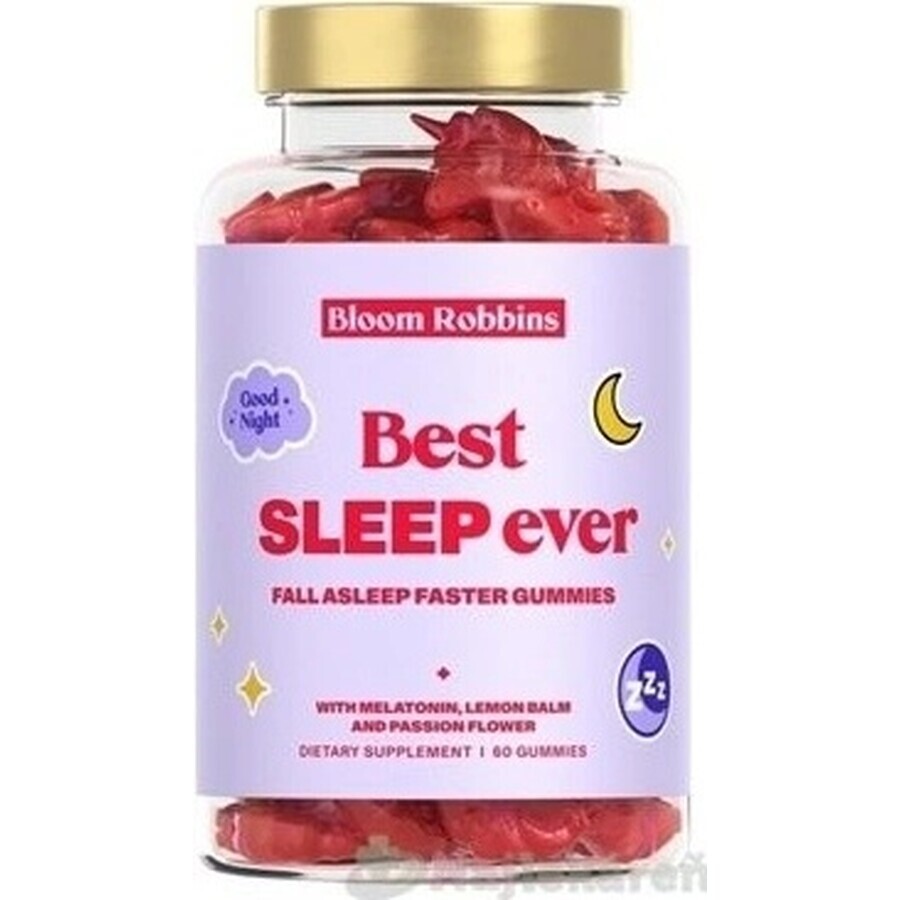 De beste SLEEP ooit - val sneller in slaap gummies 1×60 stuks, voedingssupplement