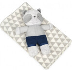 BABYMATEX Deken met speelgoed Panda grijs 75 x 100 cm 1×1 stuk, voor kinderen