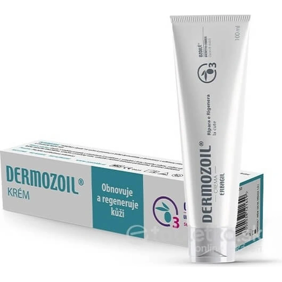 Ozonides DERMOZOIL crema dermatitis 1×100 ml, crema dermatitis
