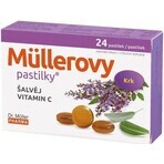 PASTILLAS MÜLLER'S SHALVIA Y VITAMINA C 1×24 pcs, para resfriados