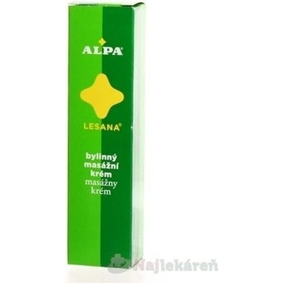 ALPA CREMA LESANA 1×40 g, masaje con hierbas