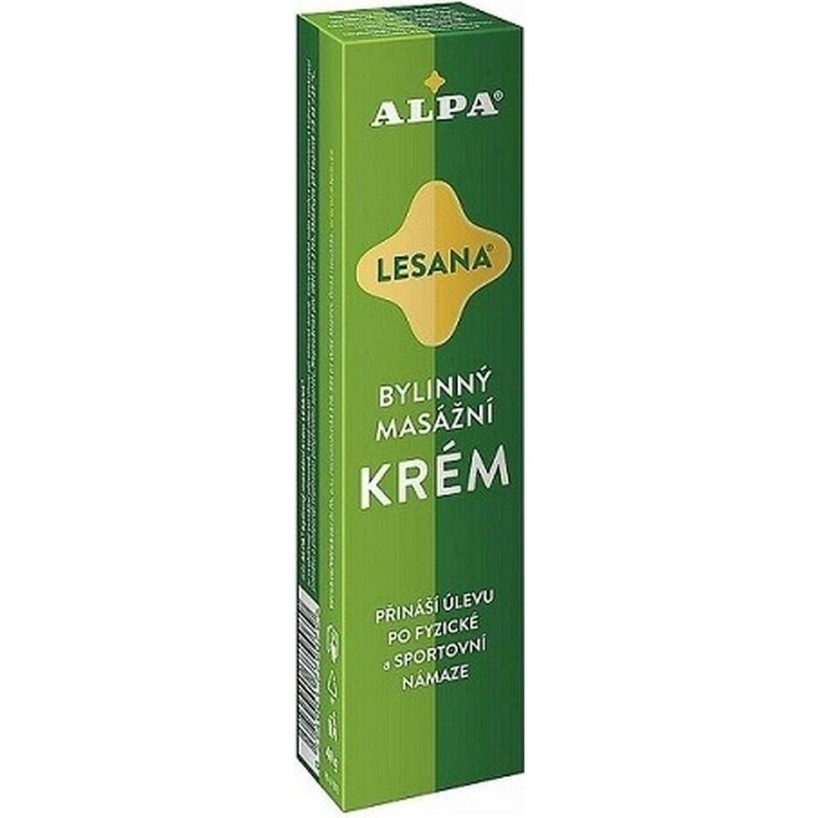 ALPA CREMA LESANA 1×40 g, masaje con hierbas