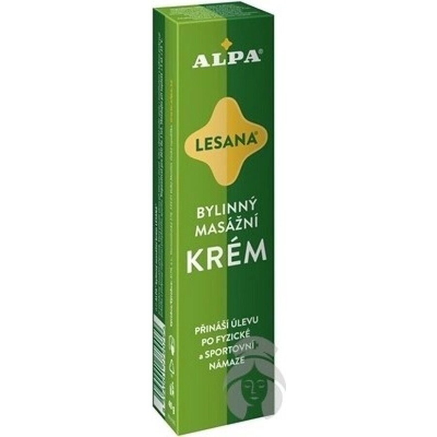 ALPA CREMA LESANA 1×40 g, masaje con hierbas