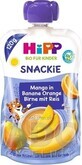 HiPP BIO KINDER Banaan Sinaasappel Peer Mango Peer Rijst 1&#215;120 g, fruit en granen, 12m+