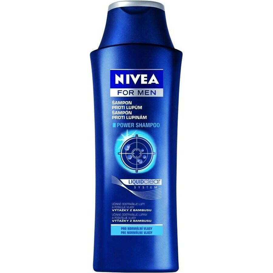 Nivea Men Power Champú anticaspa 1×250 ml, champú