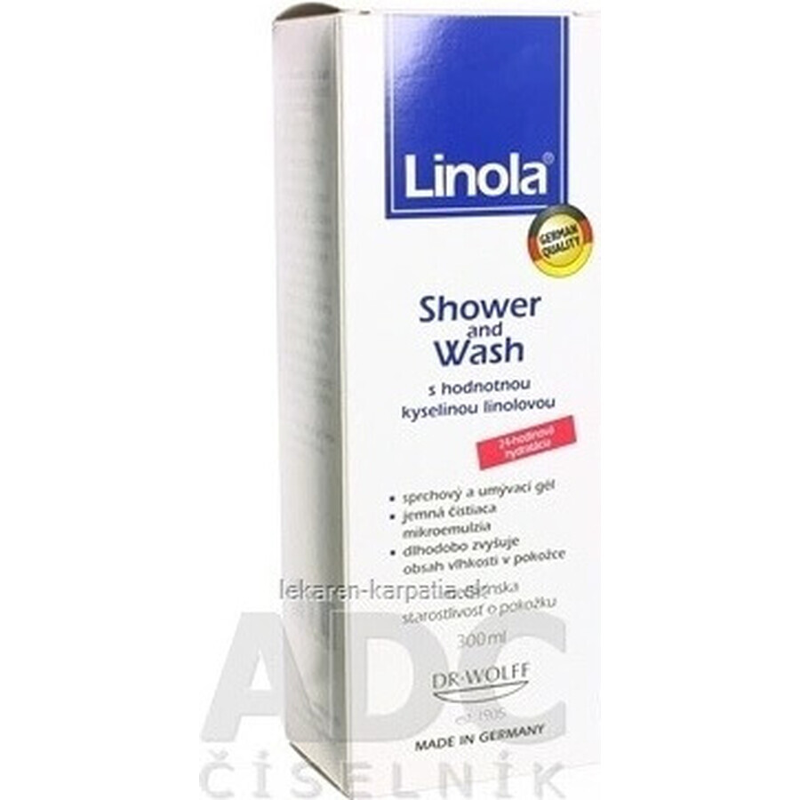 Linola Shower und Wasch 1×300 ml, gel emulsión