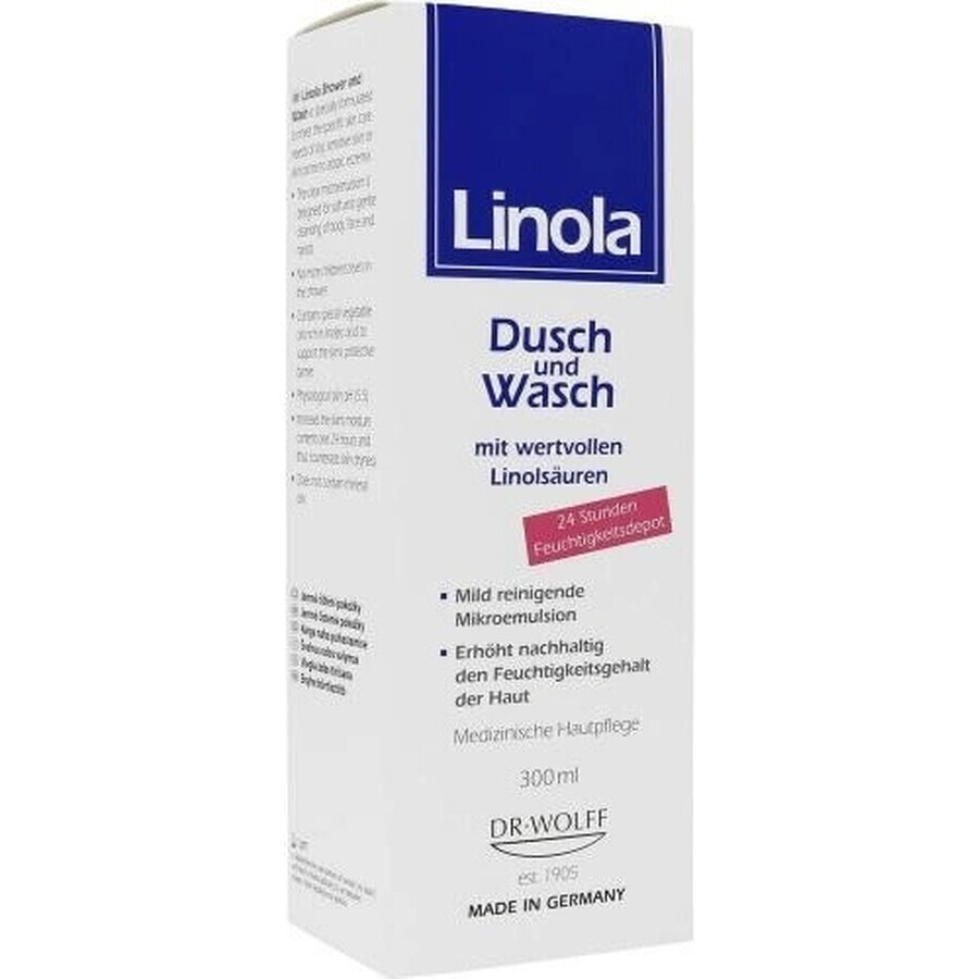 Linola Shower und Wasch 1×300 ml, gel emulsión