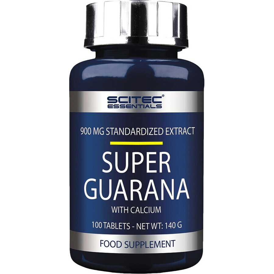 Scitec Nutrition Super Guarana 1×100 tbl, complemento alimenticio