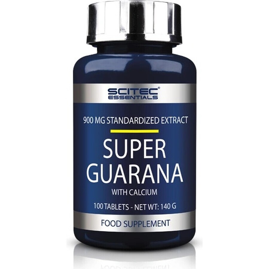 Scitec Nutrition Super Guarana 1×100 tbl, complemento alimenticio