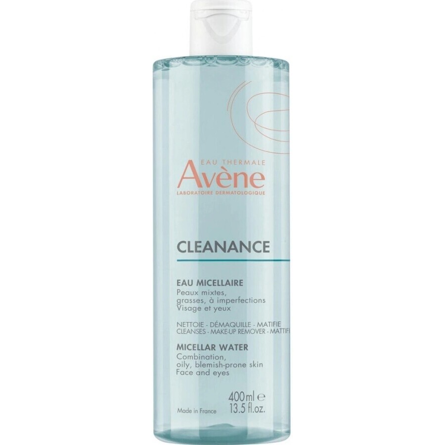 Avene Cleanance Agua Micelar 400 ml 1×400 ml, agua micelar