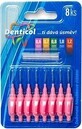 Denticol tama&#241;o 0,6mm, cepillo interdental con mango plano 1&#215;8 piezas, cepillo interdental