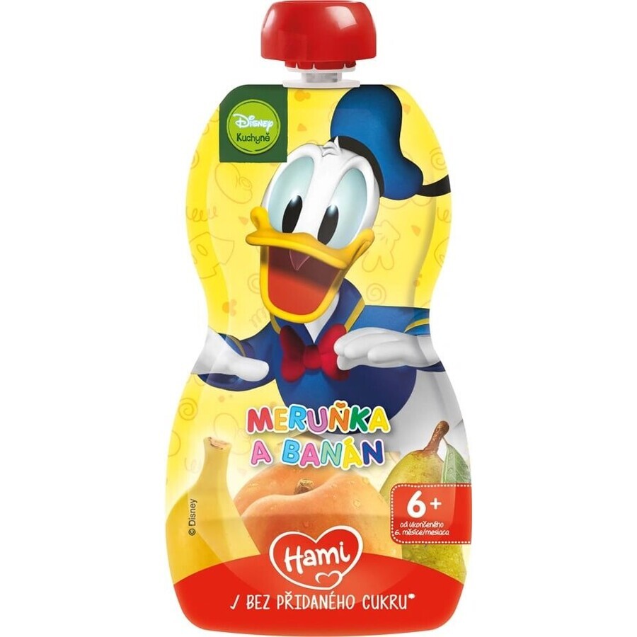 HAMI Disney Minnie Cápsula Plátano y Fresa 1×110 g, cápsula de fruta