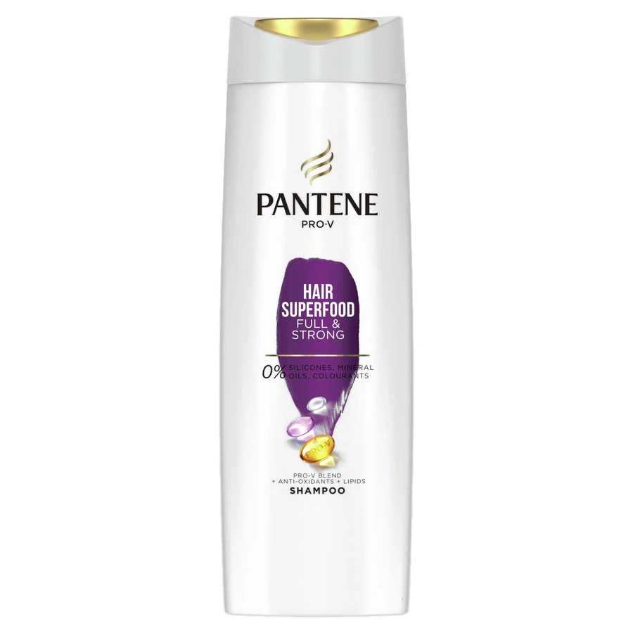 Pantene S Superfood 1×400 ml, shampoo per capelli