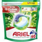 Ariel All-in-1 PODS All-in-1 PODS Extra Clean, Cápsulas de gel lavavajillas, 60 Cápsulas de gel lavavajillas 1×60 unidades, Cápsulas de gel lavavajillas