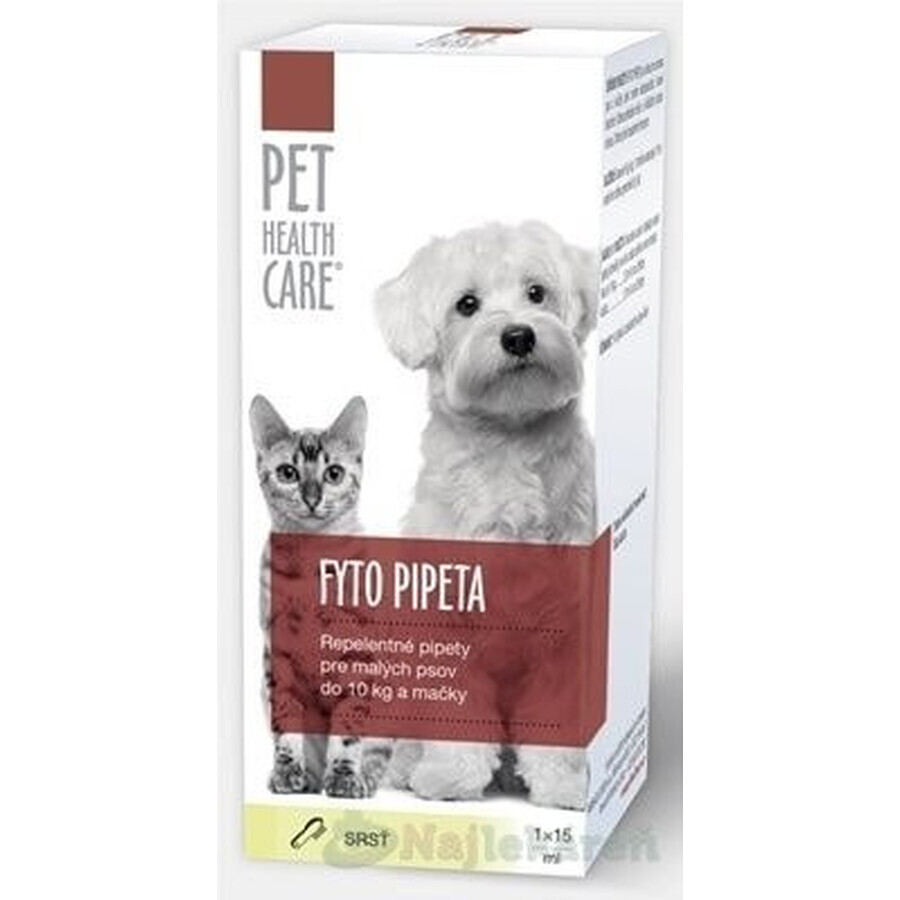 PET HEALTH CARE FYTO PIPETA 1×15 ml, abweisend