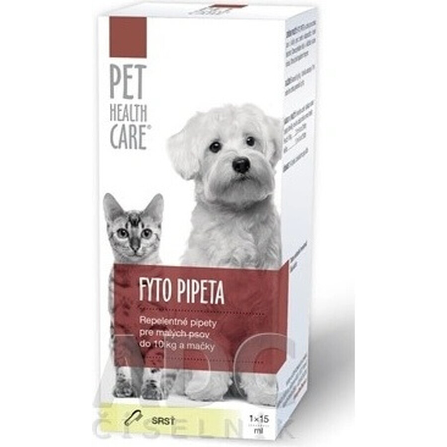 PET HEALTH CARE FYTO PIPETA 1×15 ml, abweisend