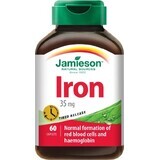 JAMIESON IRON 35 mg LIBERACIÓN PROGRESIVA 1×60 tbl, hierro