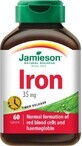 JAMIESON IRON 35 mg LIBERACI&#211;N PROGRESIVA 1&#215;60 tbl, hierro