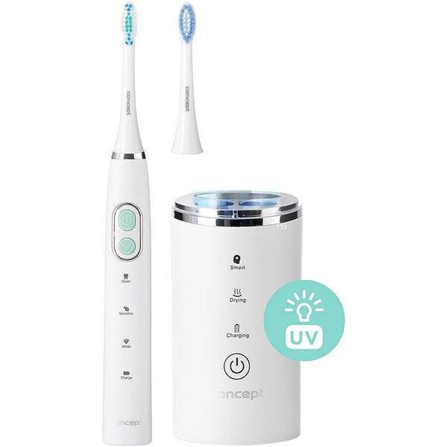 Concept ZK4040 Cepillo de dientes sónico con esterilizador UV 1×1 ud, cepillo de dientes sónico