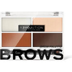 Revolution Relove, Colour Cult Medium, kit de cuidado de cejas 1×3,20 g, kit de cuidado de cejas