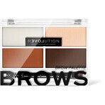 Revolution Relove, Colour Cult Medium, kit de cuidado de cejas 1×3,20 g, kit de cuidado de cejas