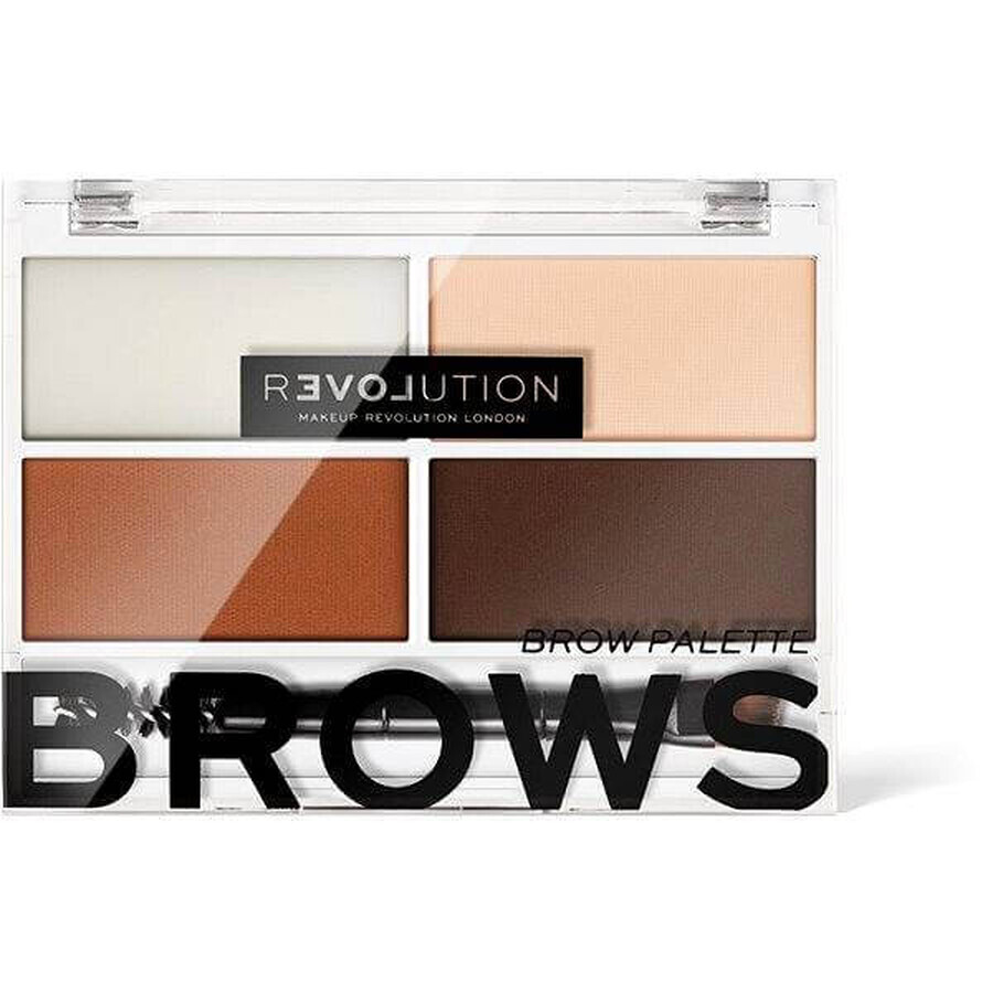 Revolution Relove, Colour Cult Medium, kit de cuidado de cejas 1×3,20 g, kit de cuidado de cejas