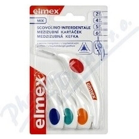 Cepillo interdental Elmex 2, 4, 5, 6mm mix 1×4 pcs