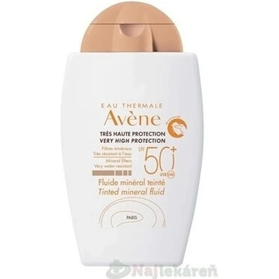 AVENE TINTED MINERAL FLUID SPF50+ getöntes Mineralienfluid (sehr hoher Schutz) 1x40 ml