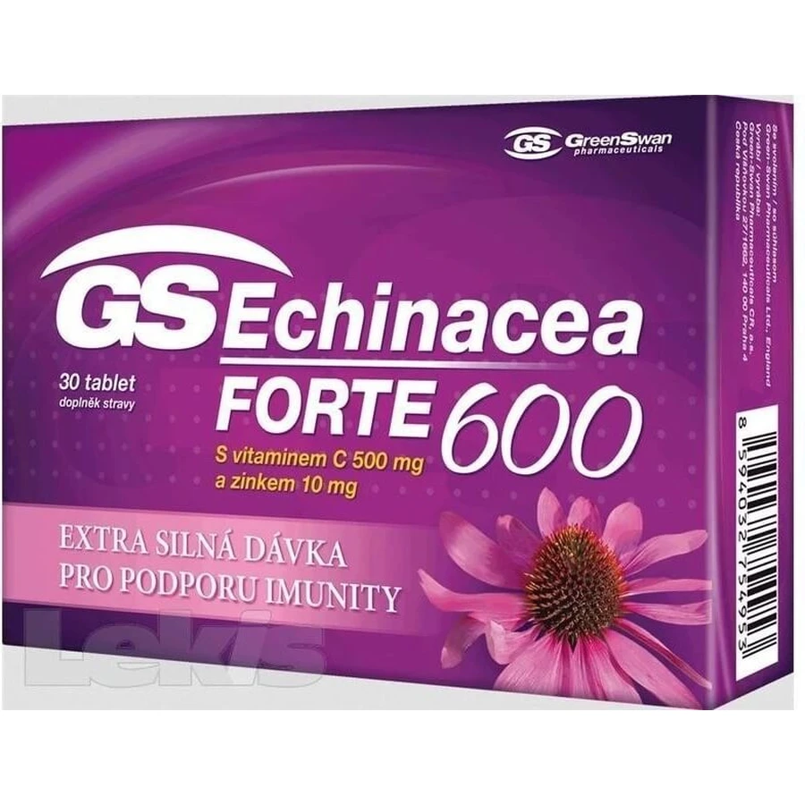 GS Echinacea FORTE 600mg 1×30 tbl, suplement diety: ceny i cechy