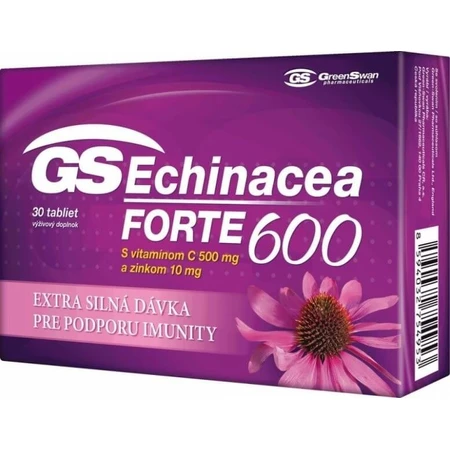 GS Echinacea FORTE 600mg 1×30 tbl, suplement diety: ceny i cechy