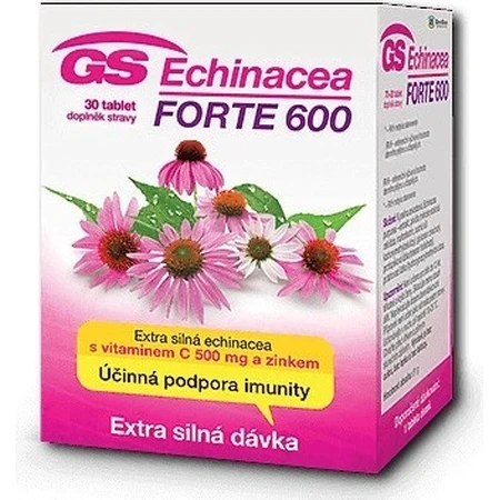 GS Echinacea FORTE 600mg 1×30 tbl, suplement diety: ceny i cechy