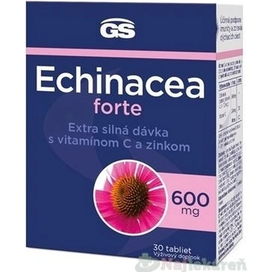 GS Echinacea FORTE 600mg 1×30 tbl, suplement diety: ceny i cechy
