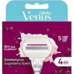 VENUS COMFORTGLIDE SUGARBERRY SHAVING HEADS 4 pcs 1×4 pcs, cabezales de afeitado de recambio