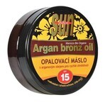 VIVACO SUN ARGAN BRONCE SPF15 Manteca solar de aceite de argán 1×200 ml, resistente al agua