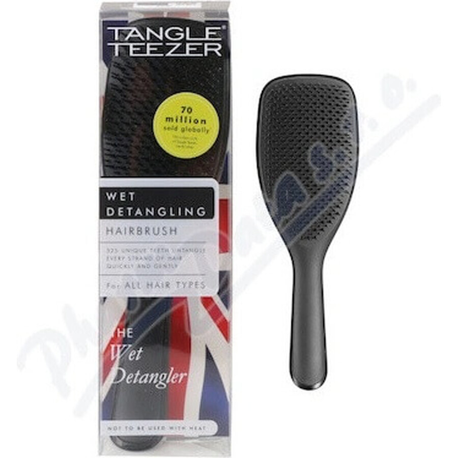 Tangle Teezer® Large Wet Detangler Black Gloss 1x1 pc, brosse à cheveux