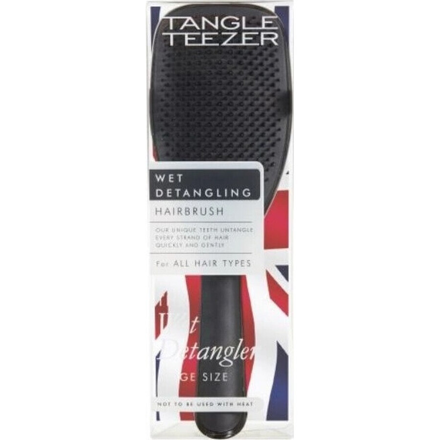 Tangle Teezer® Large Wet Detangler Black Gloss 1x1 pc, brosse à cheveux