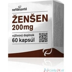 nefdesanté ŽENŠEN 200 mg 6×10 cps, complemento alimenticio